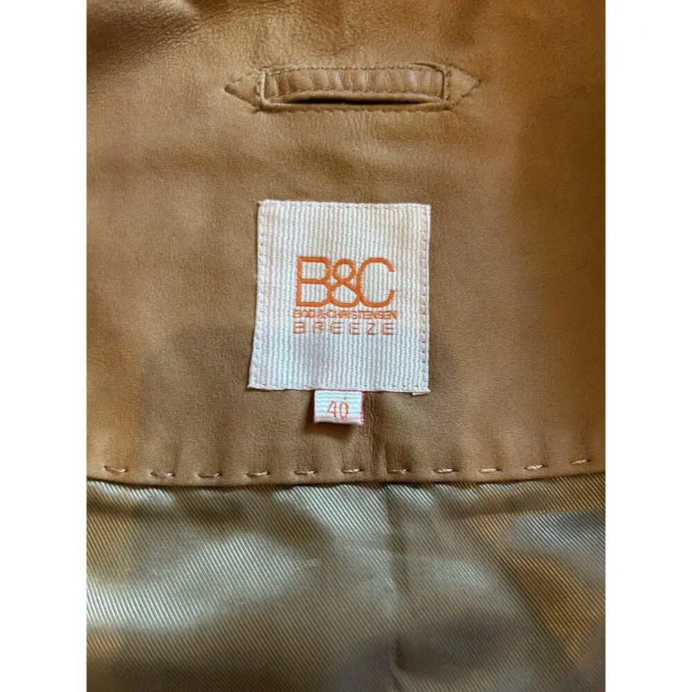 Bod & Christensen Breeze Jacket Mens 40 Full Zip Leather Outerwear Coat